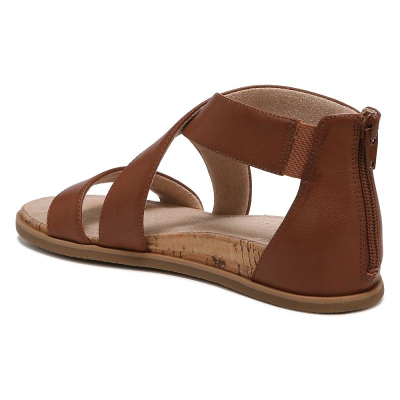 Naturalizer Women's SOUL Cindi Sandal - Dark Brown Leather