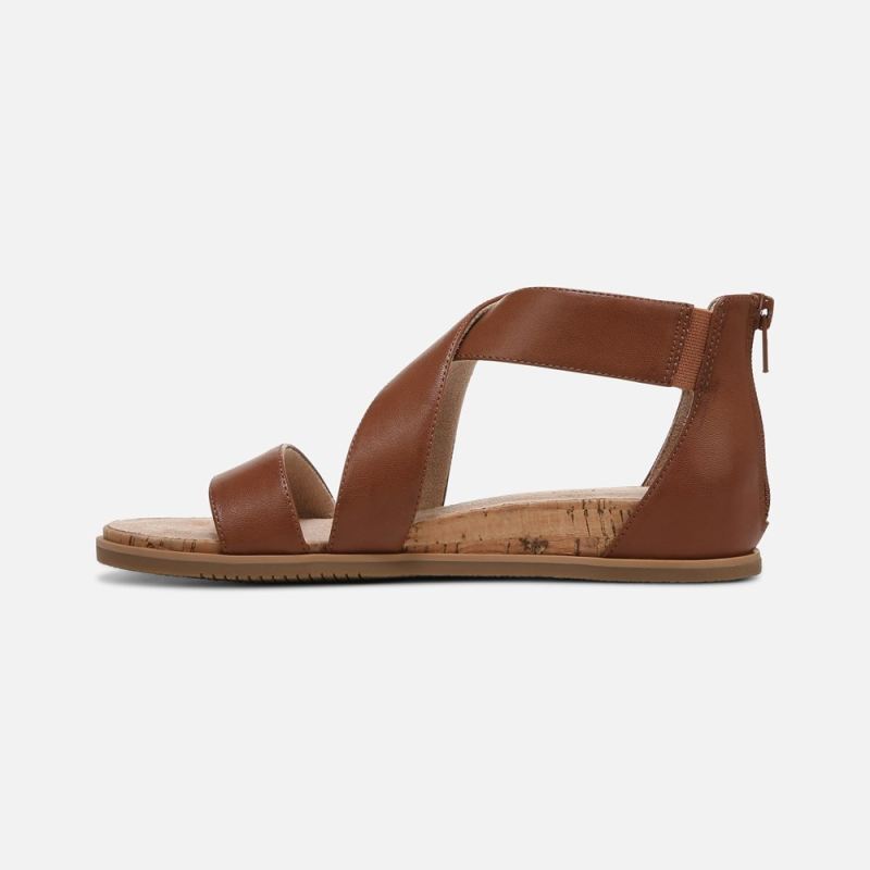 Naturalizer Women's SOUL Cindi Sandal - Dark Brown Leather