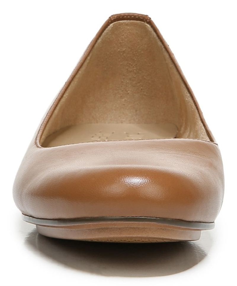 Naturalizer Women's Maxwell Ballet Flat - English Tea Leather
