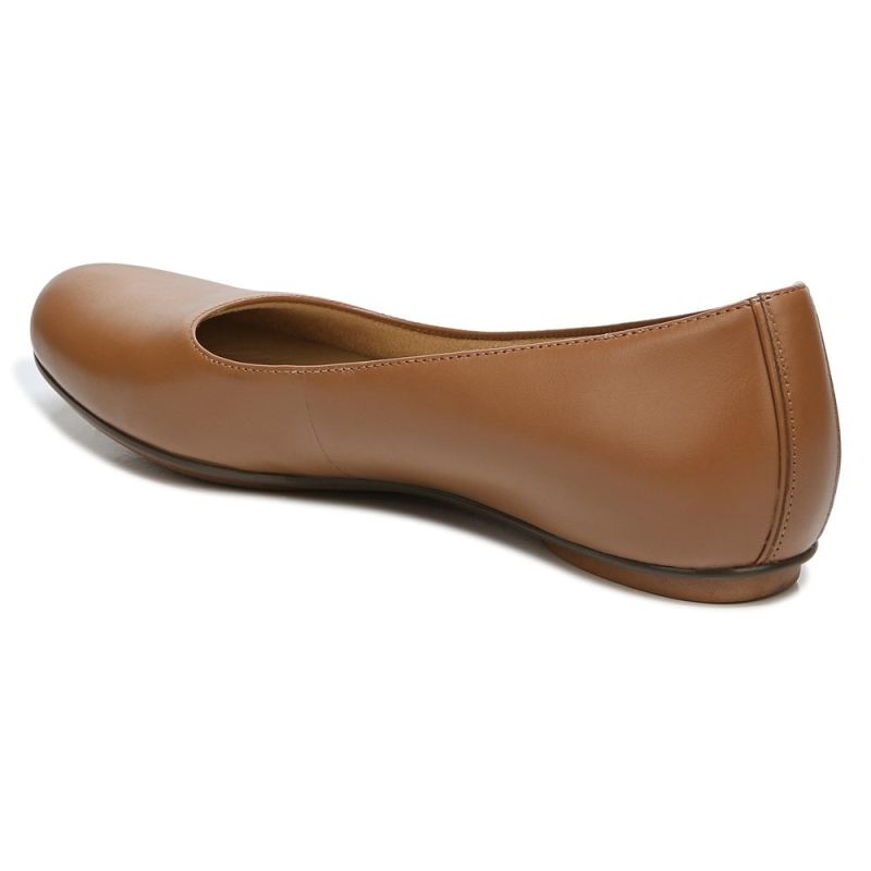 Naturalizer Women's Maxwell Ballet Flat - English Tea Leather