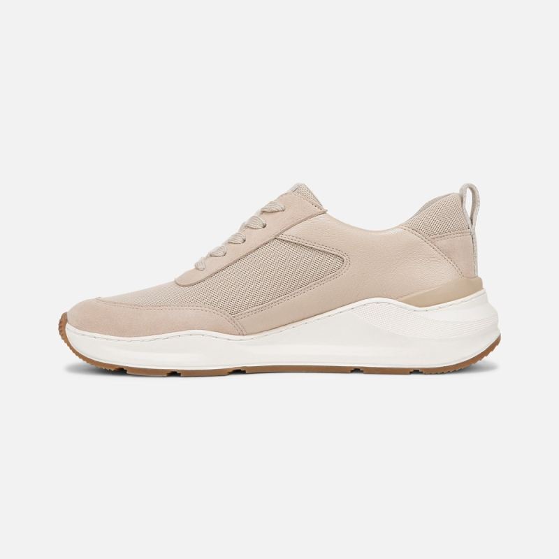 Naturalizer Women's 27 EDIT Brooke Lace-up Sneaker - Coastal Tan Leather \u0026 Mesh