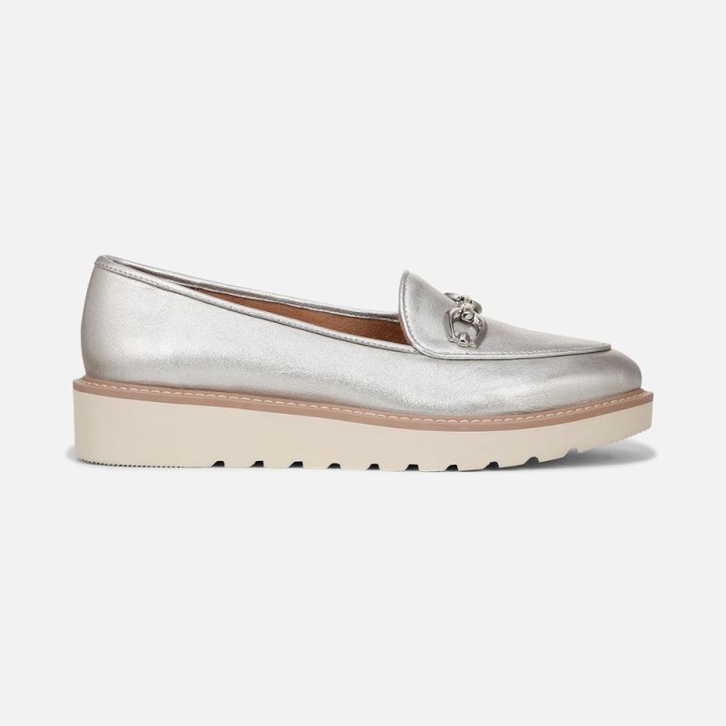 Naturalizer Women's Adiline Bit Loafer - Silver Leather