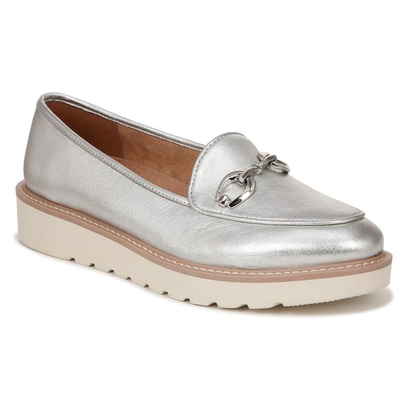 Naturalizer Women's Adiline Bit Loafer - Silver Leather