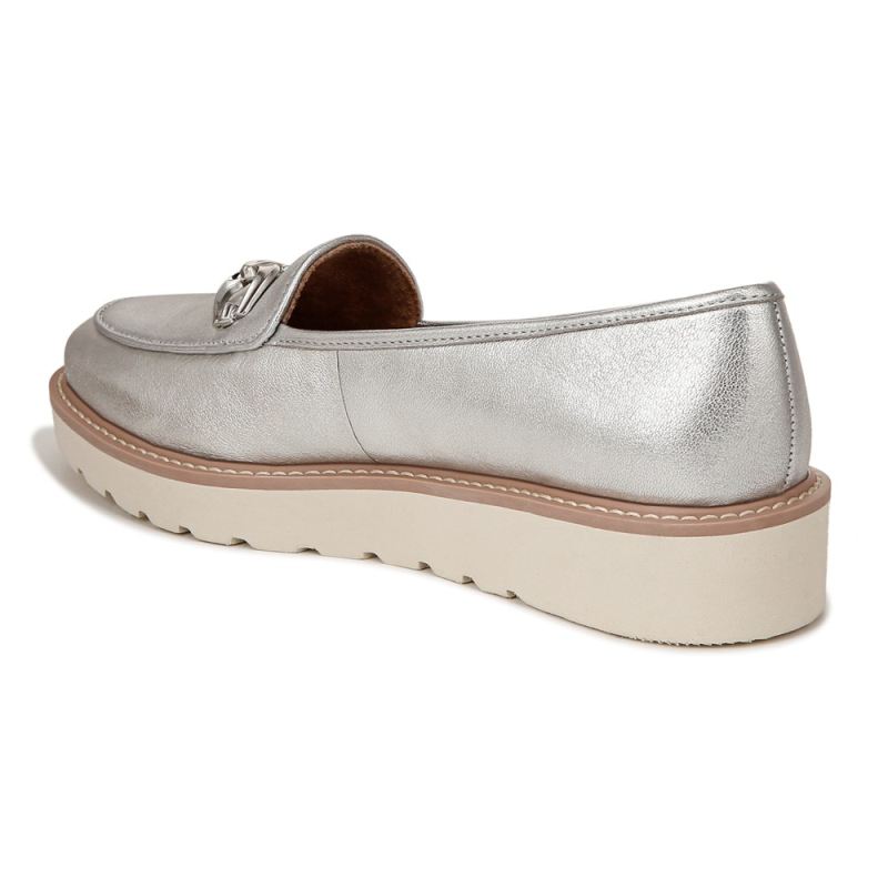 Naturalizer Women's Adiline Bit Loafer - Silver Leather