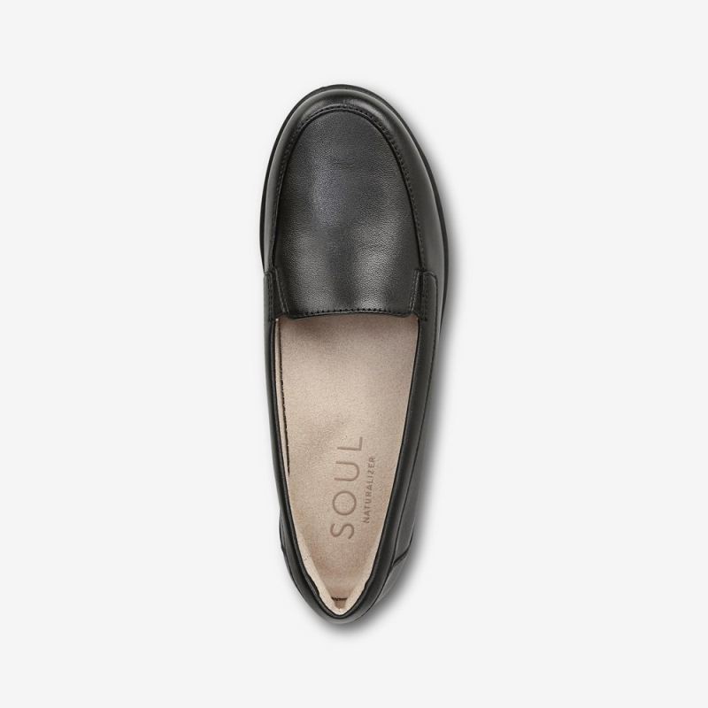 Naturalizer Women's SOUL Kacy Flat - Black Leather