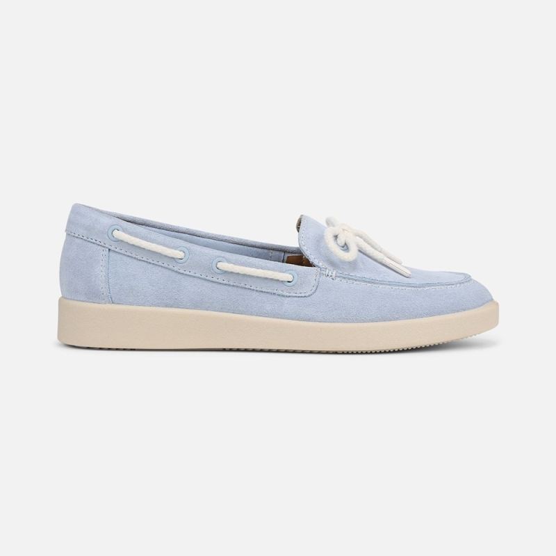 Naturalizer Women's Keel Boat Shoe - Ice Blue Suede