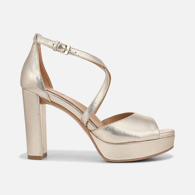 Naturalizer Women's Melody Dress Sandal - Champagne Leather