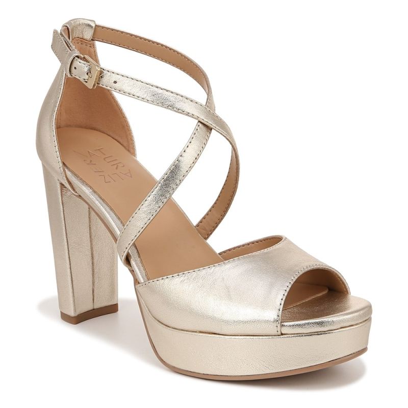 Naturalizer Women's Melody Dress Sandal - Champagne Leather