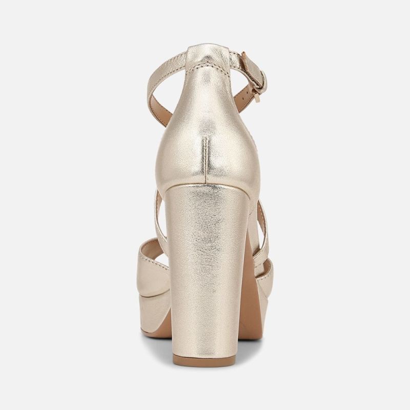 Naturalizer Women's Melody Dress Sandal - Champagne Leather