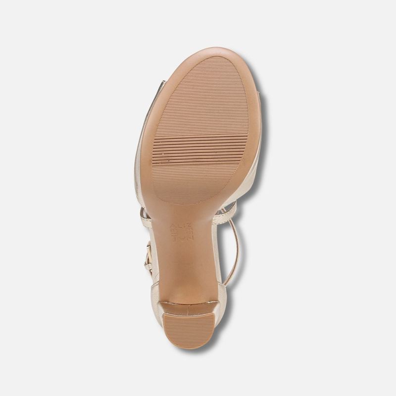 Naturalizer Women's Melody Dress Sandal - Champagne Leather