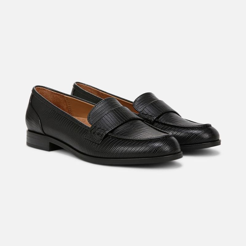 Naturalizer Women's Milo Loafer - Black Faux Leather