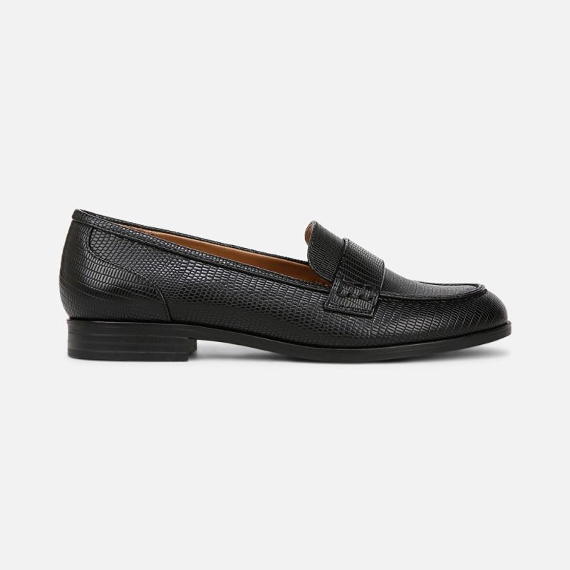 Naturalizer Women's Milo Loafer - Black Faux Leather