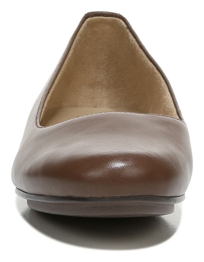 Naturalizer Women's Maxwell Ballet Flat - Cocoa Leather