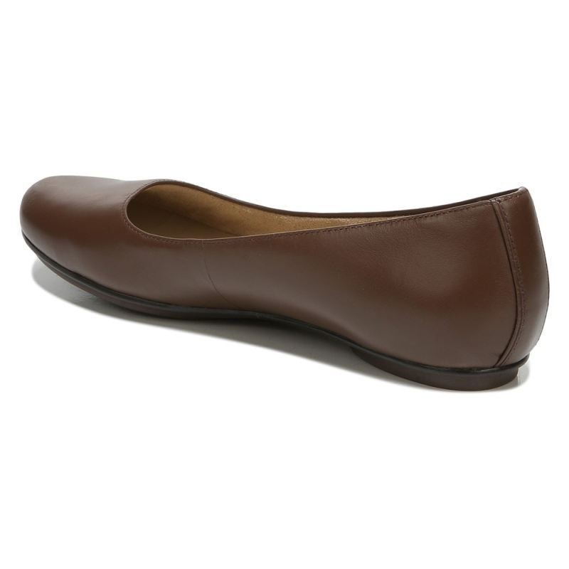 Naturalizer Women's Maxwell Ballet Flat - Cocoa Leather