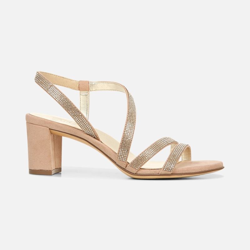 Naturalizer Women's Vanessa Dress Sandal - Crème Brulee Fabric