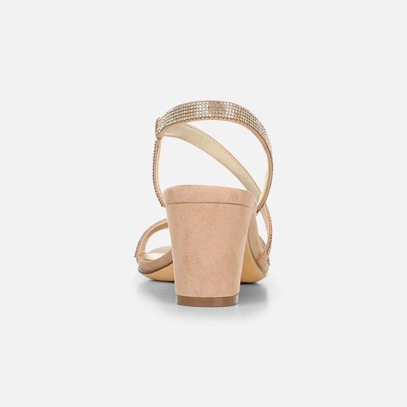 Naturalizer Women's Vanessa Dress Sandal - Crème Brulee Fabric