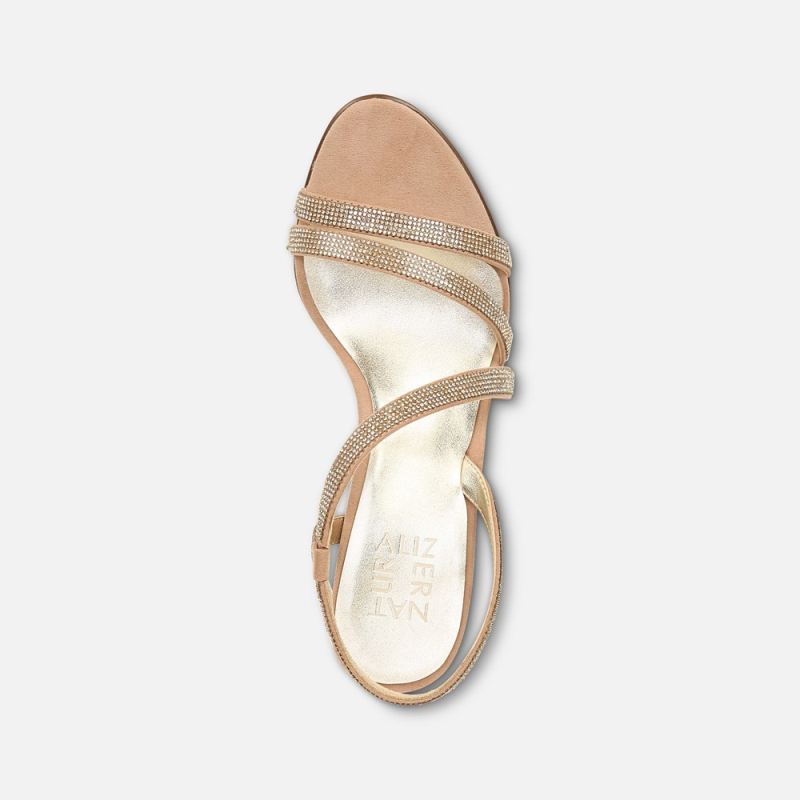 Naturalizer Women's Vanessa Dress Sandal - Crème Brulee Fabric