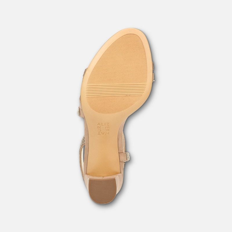 Naturalizer Women's Vanessa Dress Sandal - Crème Brulee Fabric