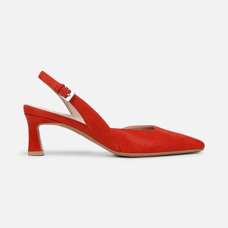 Naturalizer Women's Dalary Slingback Pump - Maserati Red Suede