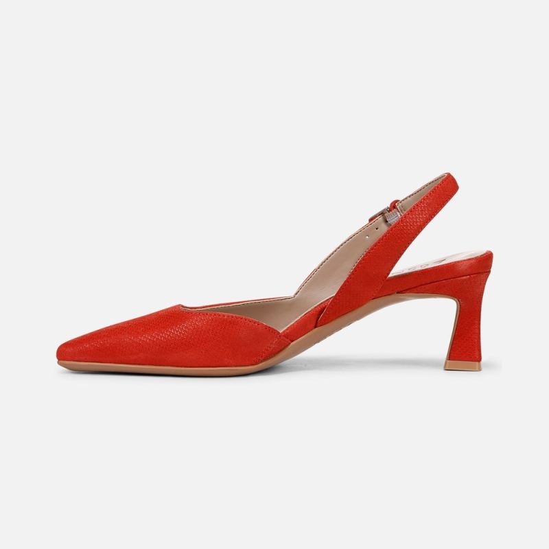 Naturalizer Women's Dalary Slingback Pump - Maserati Red Suede