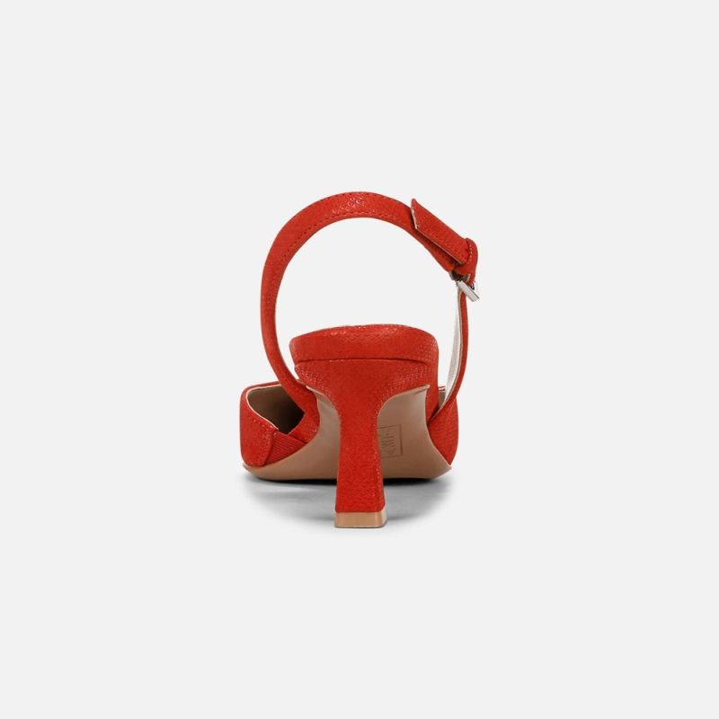 Naturalizer Women's Dalary Slingback Pump - Maserati Red Suede