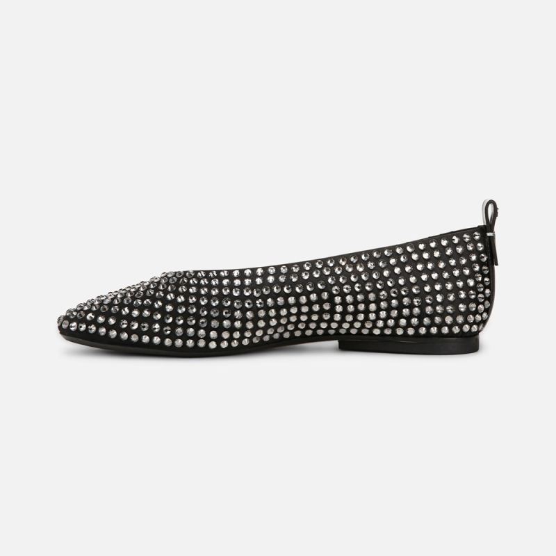 Naturalizer Women's 27 Edit Carla Flat - Black Satin