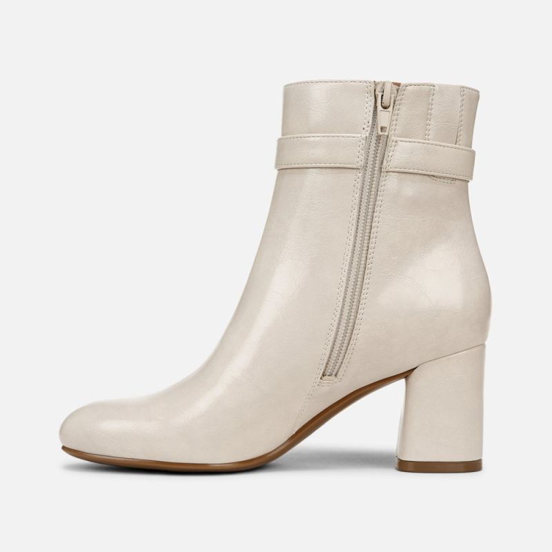 Naturalizer Women's Lottie Ankle Bootie - Porcelain Faux Leather
