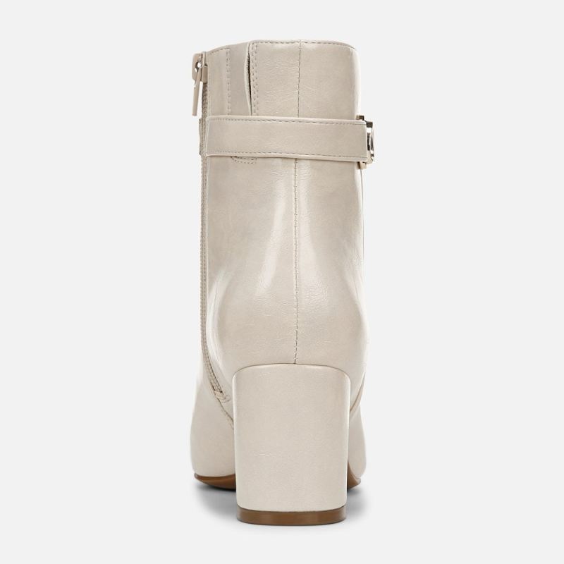 Naturalizer Women's Lottie Ankle Bootie - Porcelain Faux Leather
