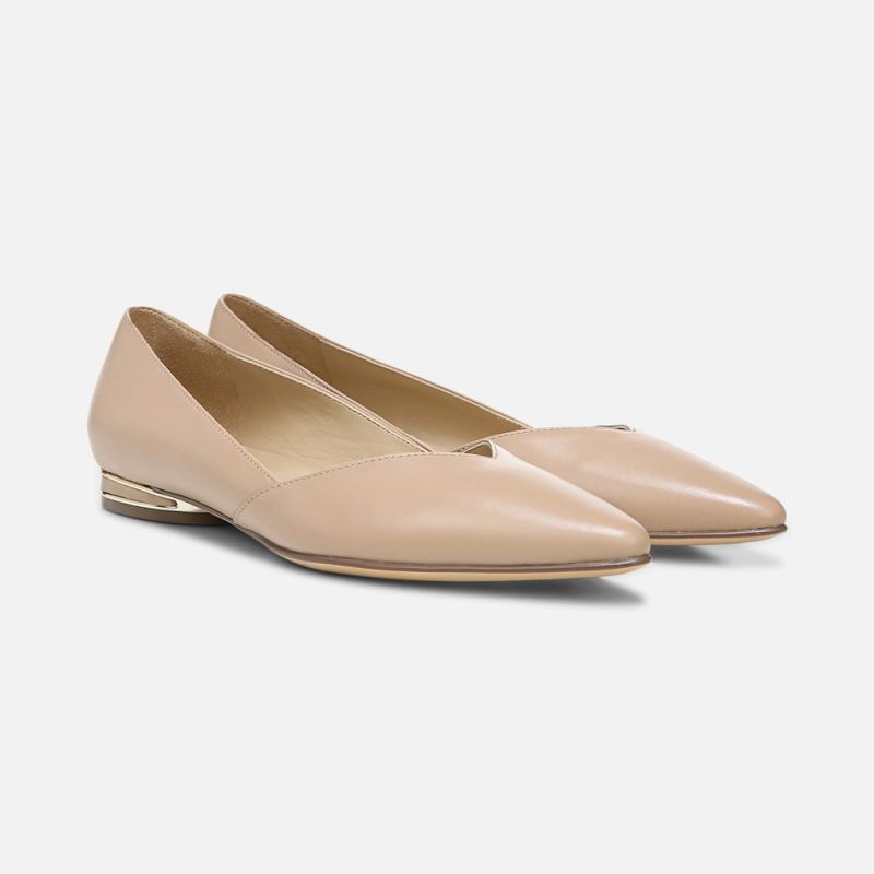 Naturalizer Women's Havana Flat - Barely Nude Leather