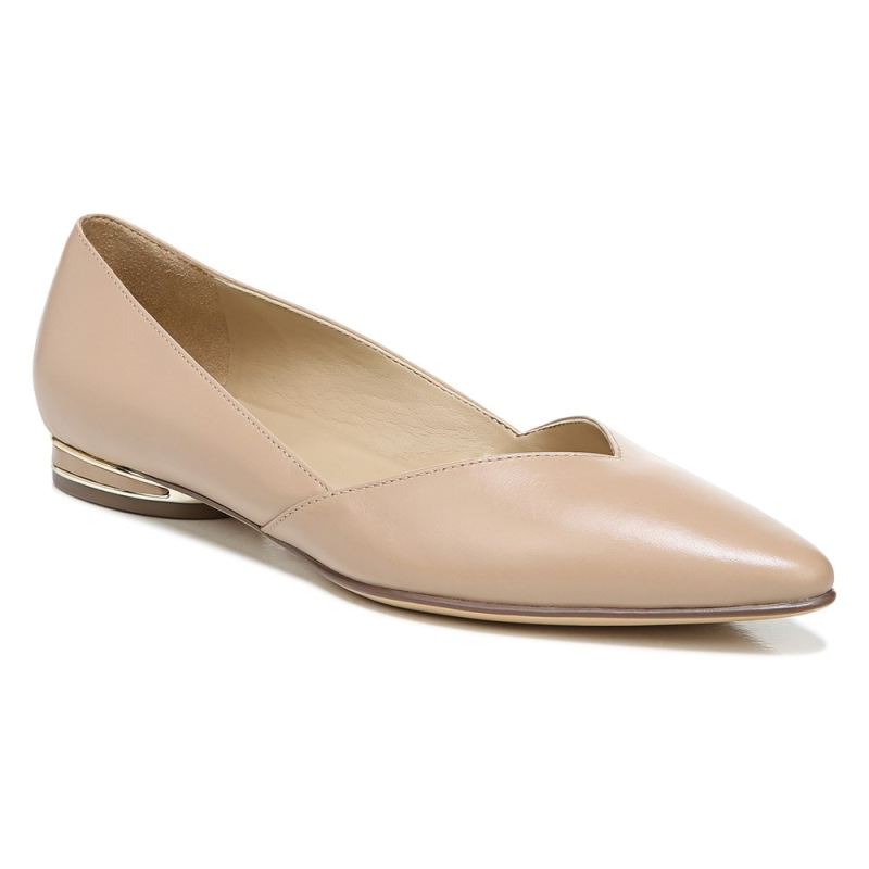 Naturalizer Women's Havana Flat - Barely Nude Leather