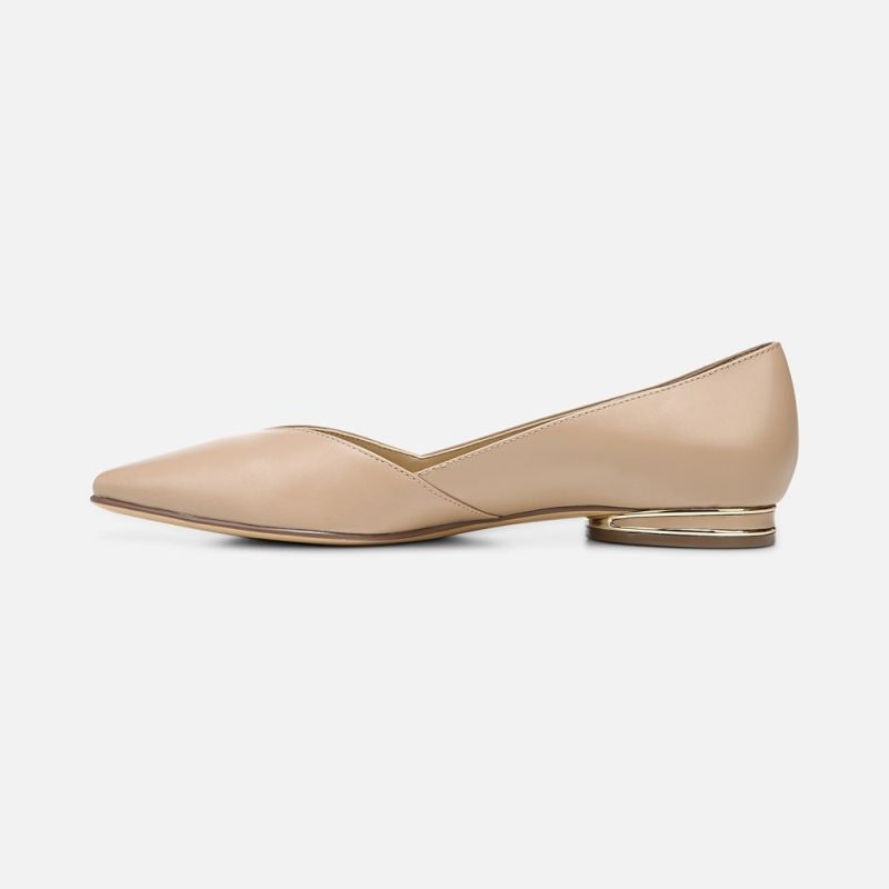 Naturalizer Women's Havana Flat - Barely Nude Leather