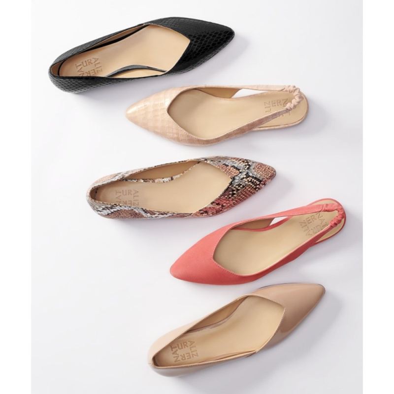 Naturalizer Women's Havana Flat - Barely Nude Leather