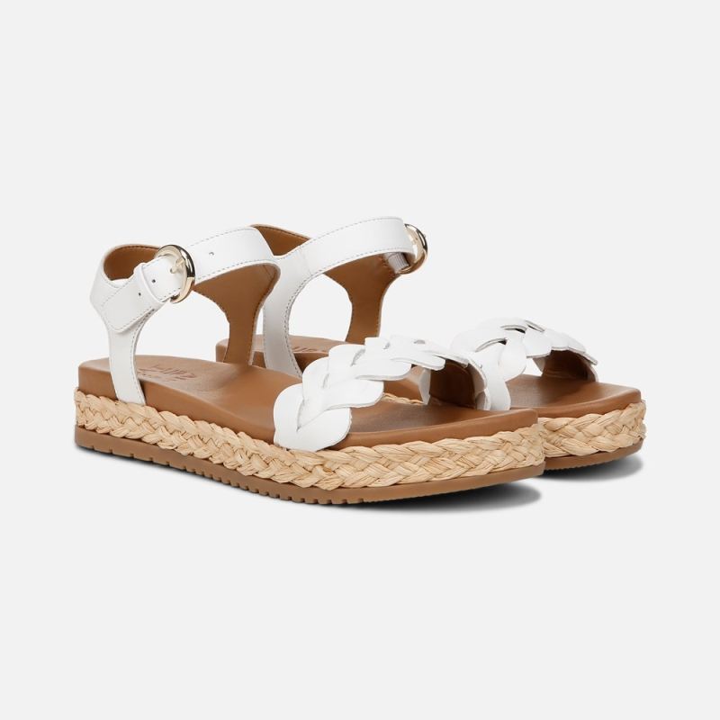 Naturalizer Women's Neila Sandal - White Leather