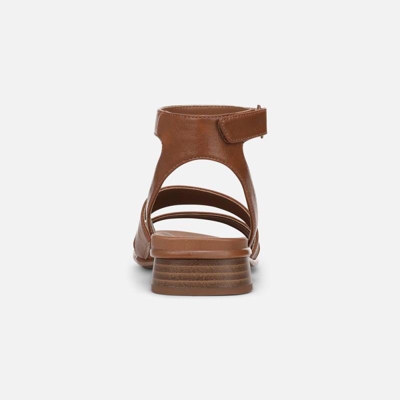 Naturalizer Women's Effie Sandal - Englsih Tea Brown Faux Leather