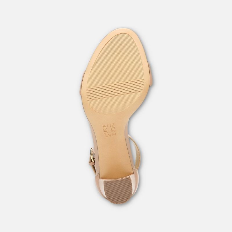 Naturalizer Women's Vera Dress Sandal - Creme Brulee Leather