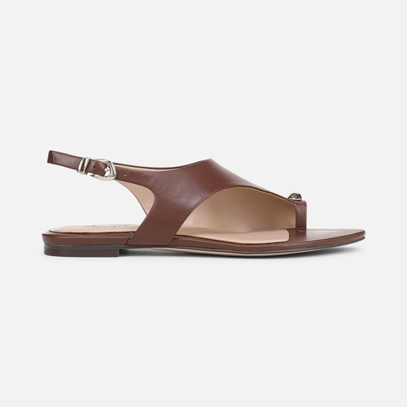 Naturalizer Women's 27 EDIT Via Sandal - Cappuccino Brown Leather