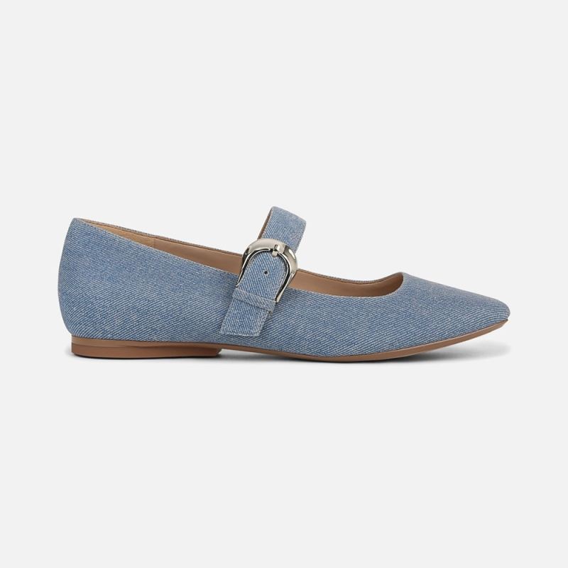 Naturalizer Women's 27 EDIT Carter Mary Jane - Denim Blue Suede