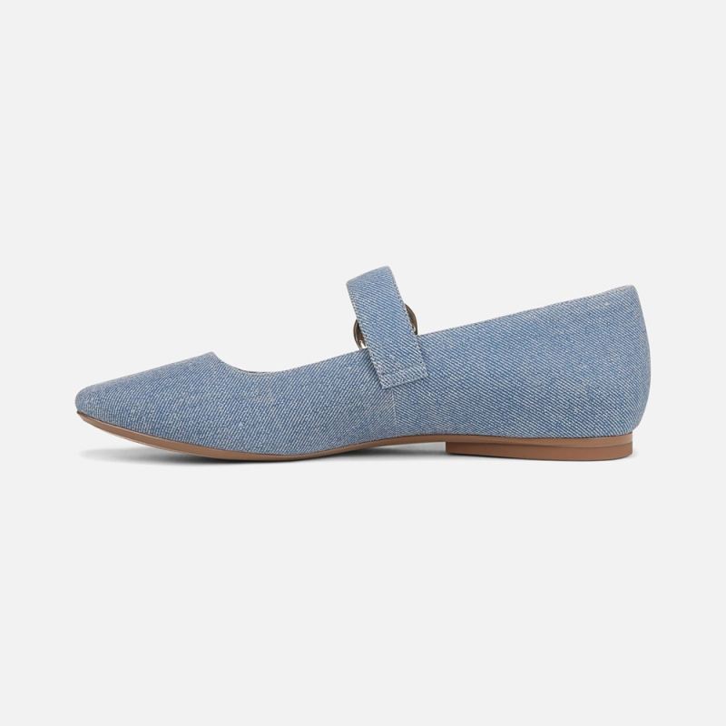 Naturalizer Women's 27 EDIT Carter Mary Jane - Denim Blue Suede