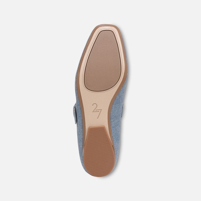Naturalizer Women's 27 EDIT Carter Mary Jane - Denim Blue Suede