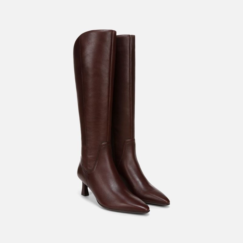 Naturalizer Women's Deesha Knee High Boot - Chocolate Bar Leather