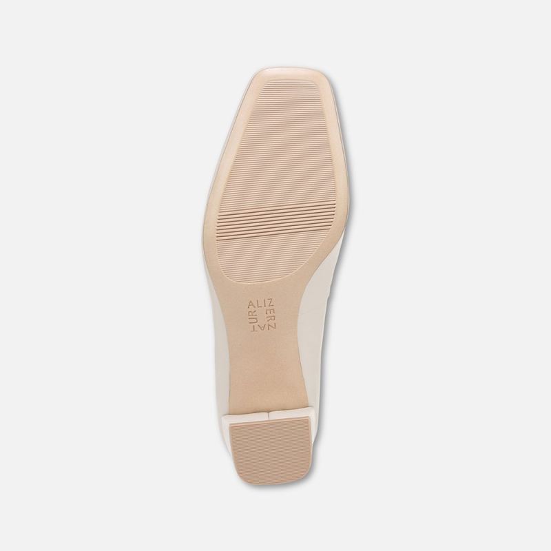 Naturalizer Women's Karina Pump - Satin Pearl Leather