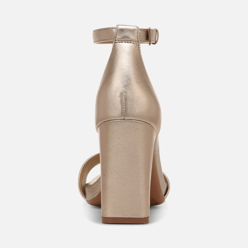 Naturalizer Women's Joy Dress Sandal - Light Bronze Leather