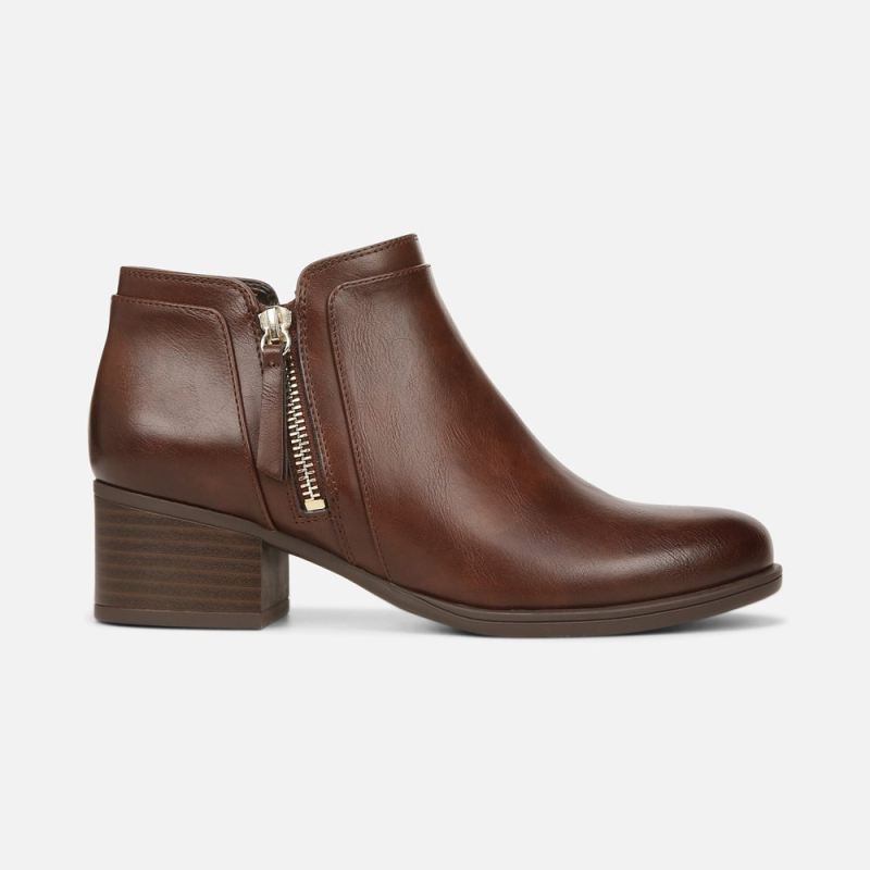 Naturalizer Women's Karol Bootie - Cinnamon Brown Synthetic