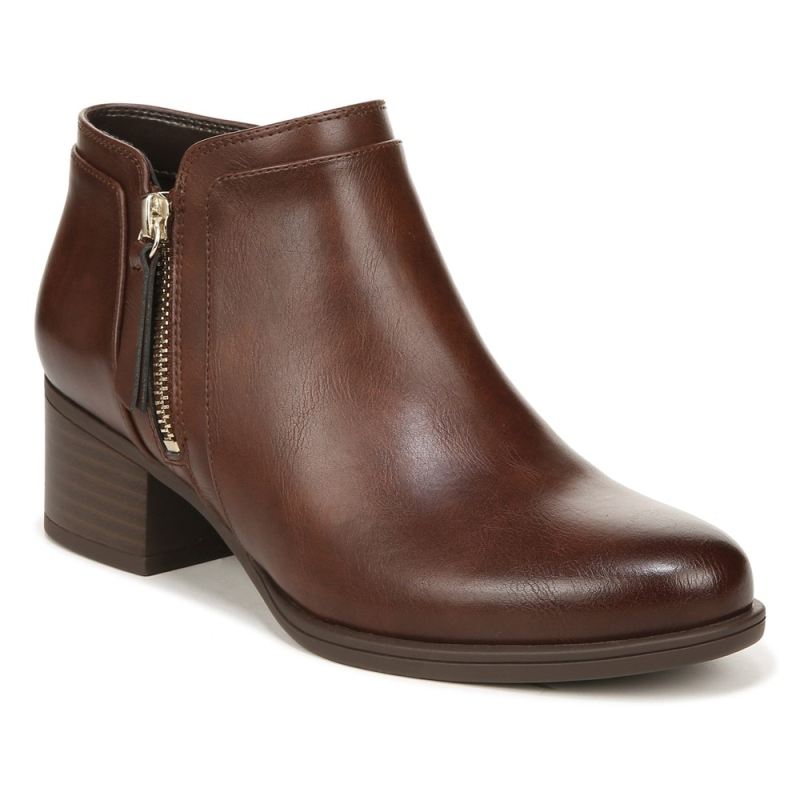 Naturalizer Women's Karol Bootie - Cinnamon Brown Synthetic