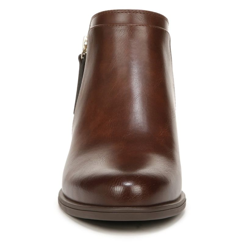 Naturalizer Women's Karol Bootie - Cinnamon Brown Synthetic