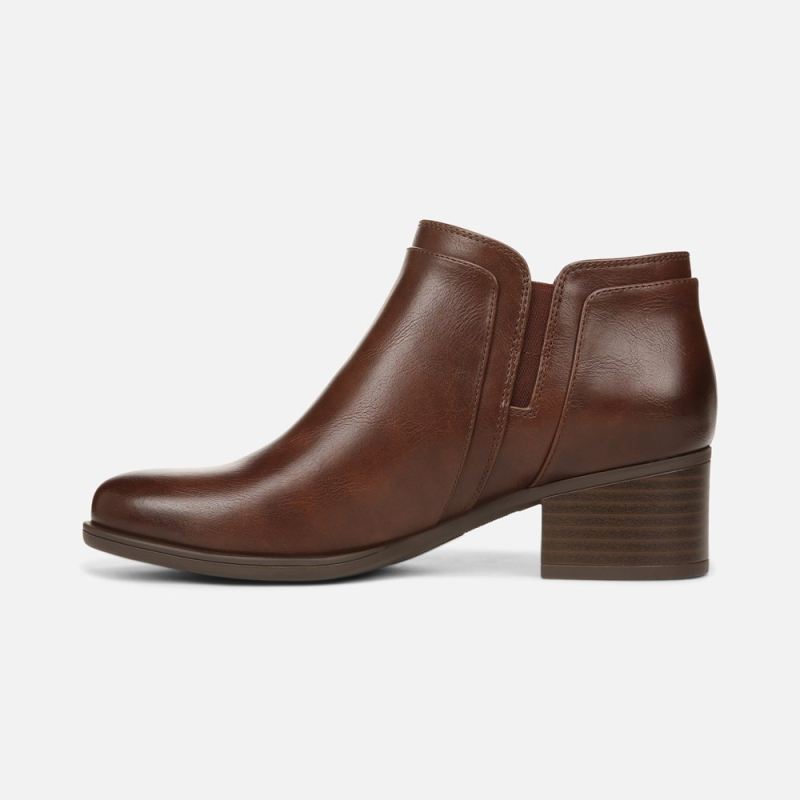 Naturalizer Women's Karol Bootie - Cinnamon Brown Synthetic