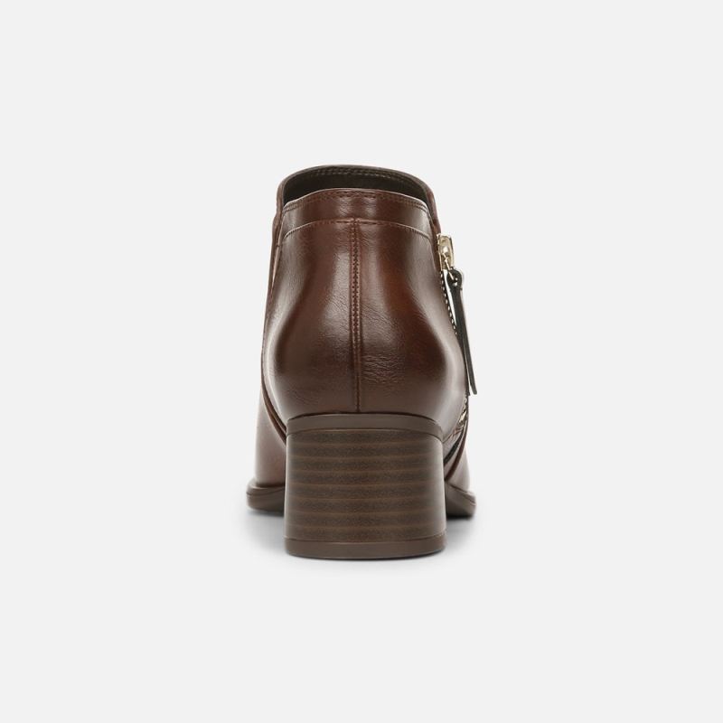Naturalizer Women's Karol Bootie - Cinnamon Brown Synthetic