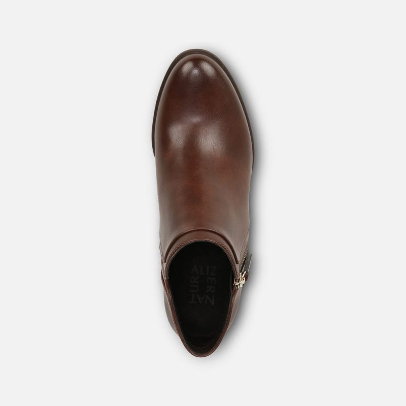 Naturalizer Women's Karol Bootie - Cinnamon Brown Synthetic