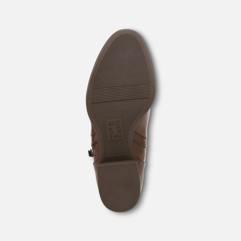 Naturalizer Women's Karol Bootie - Cinnamon Brown Synthetic