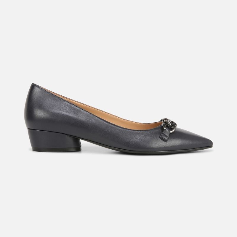 Naturalizer Women's Becca Flat - Navy Blue Leather